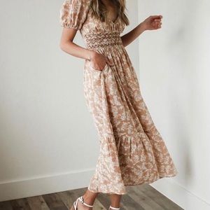 Free People Ellie Printed Maxi Dress